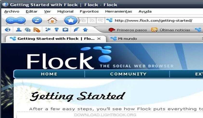 free download Flock web browser