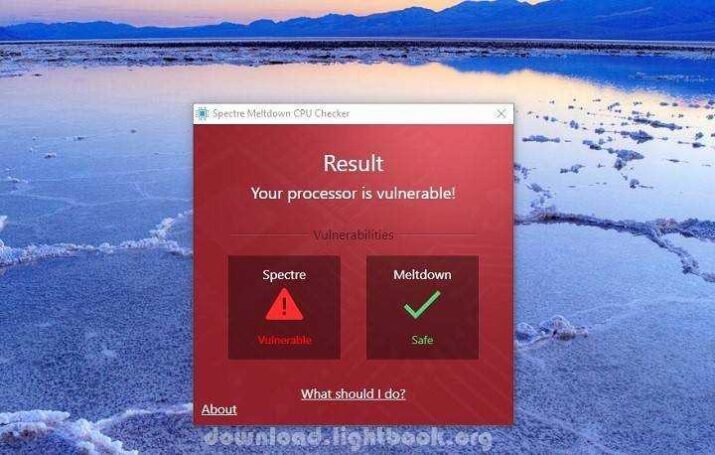 Télécharger Spectre Meltdown CPU Checker 2025 Tester PC