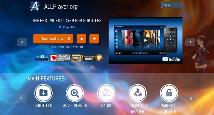 ALLPlayer download the new version