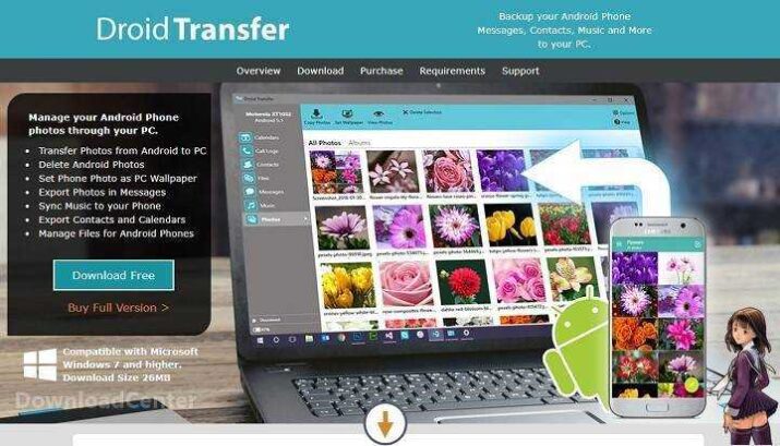 Droid Transfer Télécharger Gratuit 2025 pour Windows et Mac