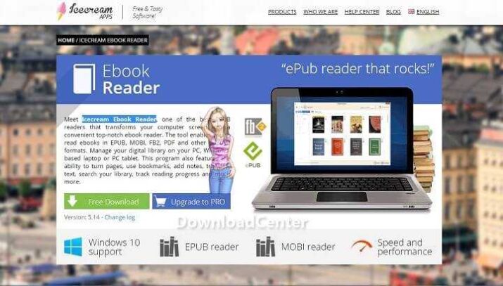 IceCream Ebook Reader 6.33 Pro free instals