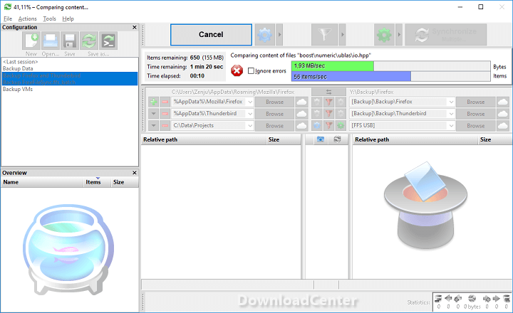 FreeFileSync Télécharger Gratuit pour Windows, Mac et Linux