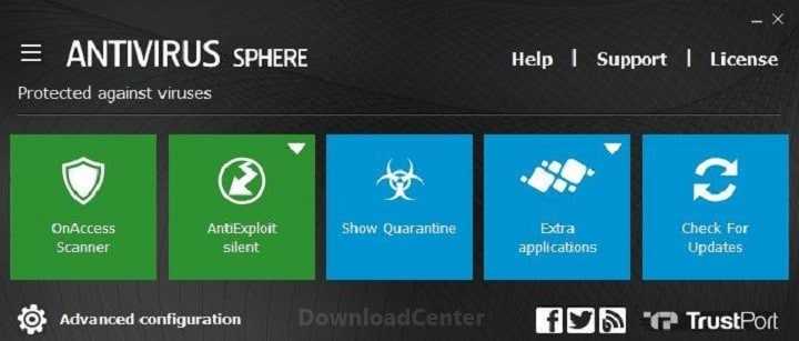 TrustPort Antivirus Télécharger Gratuit 2025 pour Windows 11