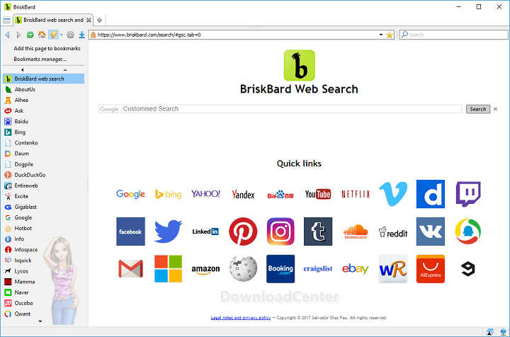 BriskBard Browser Free Download for Windows 7, 8, 10, 11