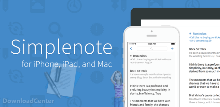 Simplenote Take Notes Download 2025 for PC Windows and Mac