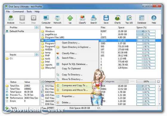 Download Disk Savvy Analyze Hard Disk and Share Networks