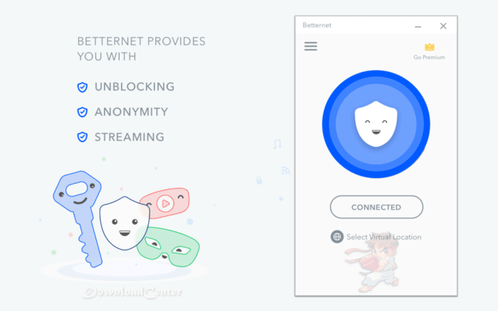 Betternet VPN Télécharger Gratuit Surf de Manière Anonyme