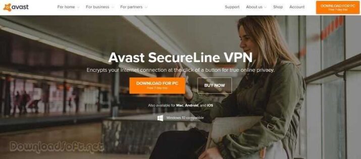 Avast SecureLine VPN Télécharger 2025 pour Windows et Mac