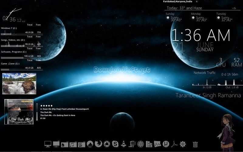 Rainmeter Télécharger Gratuit 2025 pour Windows 32/64-bits