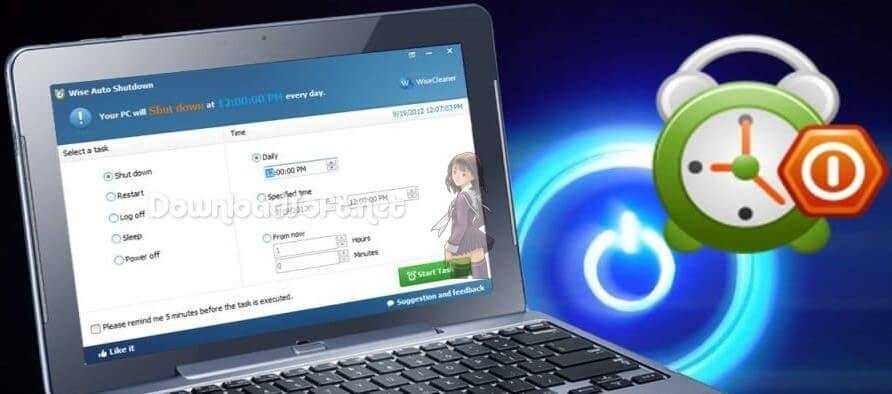 Wise Auto Shutdown Télécharger Gratuit pour Windows