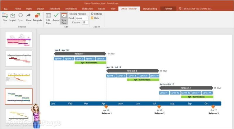 office timeline plus for mac