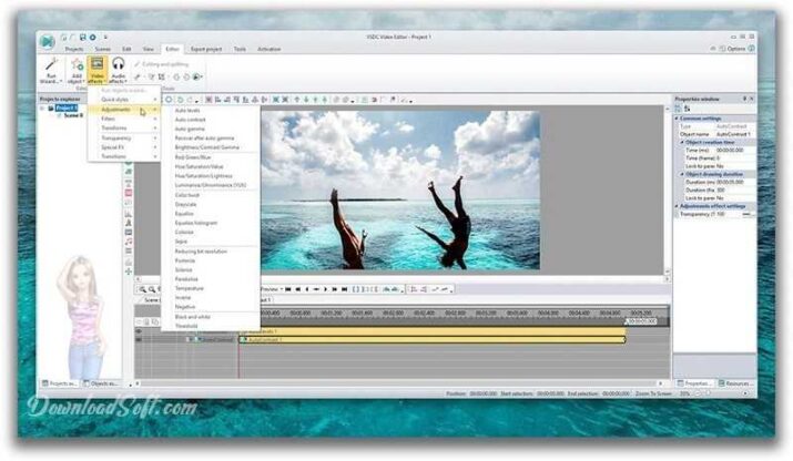 VSDC Free Video Editor Éditer Vidéo et Audio Gratuit 2025