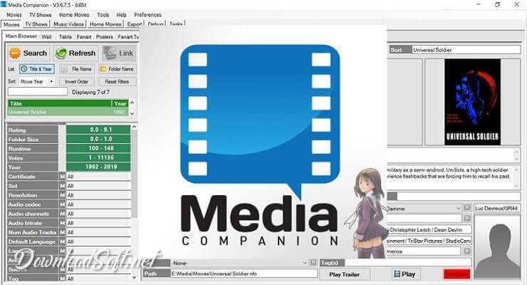 Download Media Companion Provide Movies Information