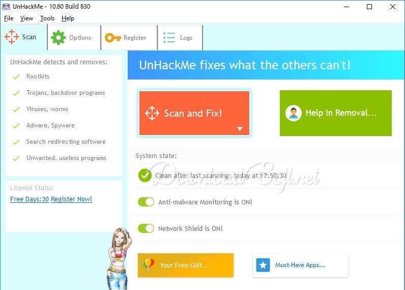 Download UnHackMe Protect Computer from Malware