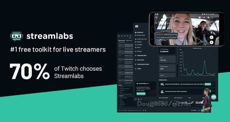 Streamlabs OBS Professional Télécharger Gratuit 2025 pour PC