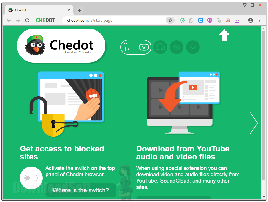 Chedot Browser Descargar Gratis 2025 para Windows 32/64-bit