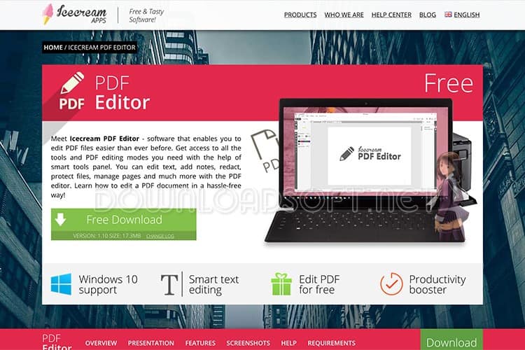 IceCream PDF Editor Télécharger Gratuit 2025 pour Windows