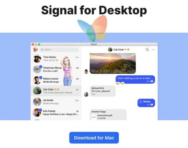 Signal Desktop Télécharger Gratuit 2025 pour Windows et Mac