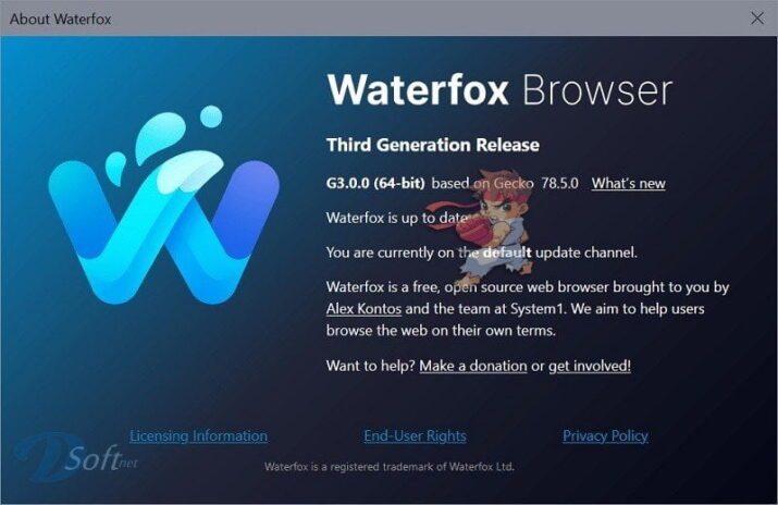 Waterfox Télécharger Gratuit 2025 pour Windows, Mac et Linux