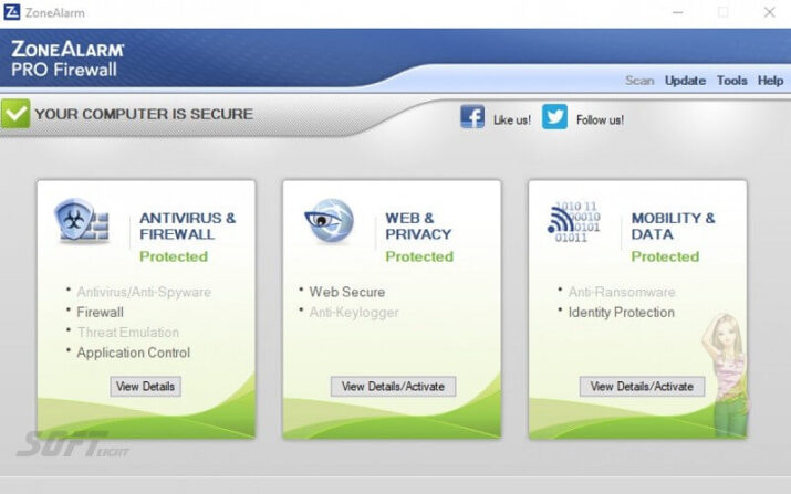 Télécharger ZoneAlarm Free Firewall 2025 pour Windows et Mac