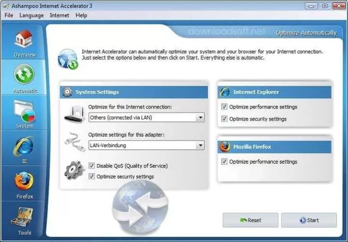 Ashampoo Internet Accelerator Descargar Gratis para Windows