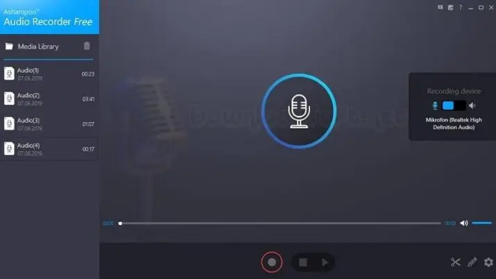 Download Ashampoo Audio Recorder Free 2025 Latest Version