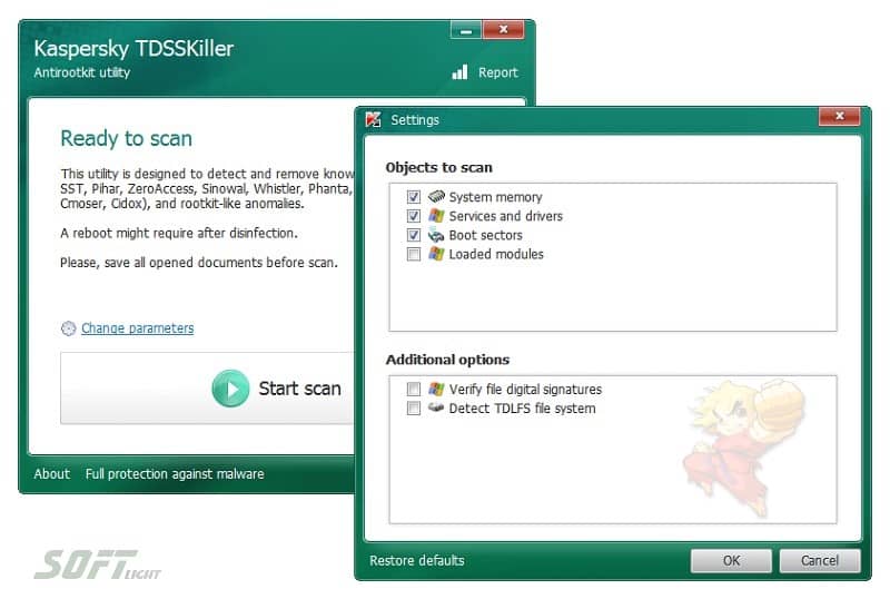 Télécharger Kaspersky TDSSKiller Gratuit 2025 pour Windows